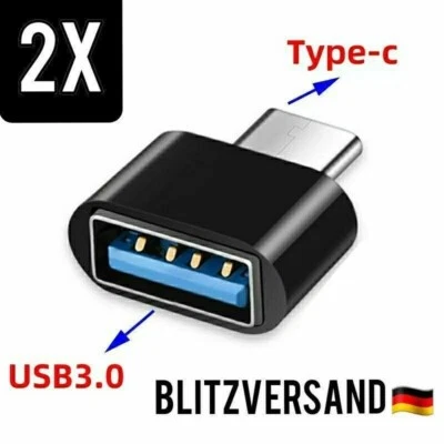 USB C Adapter OTG Adapter USB Typ C Adapter für  Sony Mac Huawei Xiaomi Samsung - Bild 1 von 4