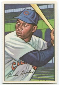 Dover reprint - 1952 Bowman #95 Luke Easter Cleveland Indians - Picture 1 of 2