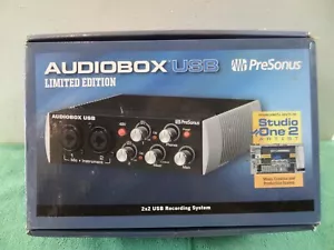 PreSonus Audiobox USB Limited Edition 2X2 USB Recording System Interface - Picture 1 of 13