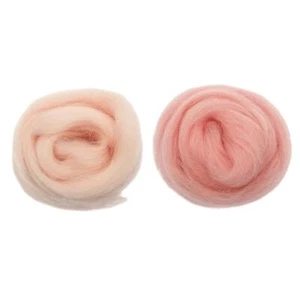 2 Pcs Roving Fibre Material for Felting Hand 10g - Picture 1 of 6