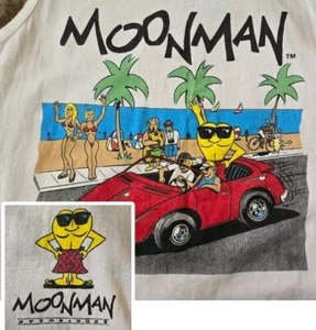 Camiseta sin mangas deportiva Moonman vintage años 90 para hombre talla XL playa (44) - Imagen 1 de 11
