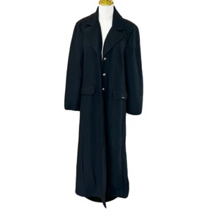 Gabardina Geiger 100% Lana Vintage Botones Plateados UE Talla 36 Hecha en Austria - Imagen 1 de 13