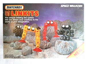 Vintage Matchbox LINKITS Space Walkers construction set - complete & extras - Picture 1 of 8