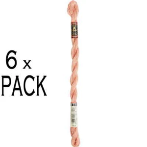 6x DMC Perlgarn Stärke 8, 25 m, 115AR/8-758, VPE - Bild 1 von 1