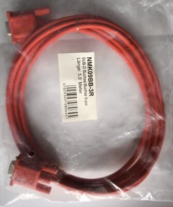 Neues Nullmodemkabel 9pol EAN 4029303080645 Buchse - Buchse vergossen rot 3m - Bild 1 von 2