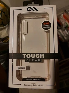 Samsung Galaxy A50 Clear Tough Case - Picture 1 of 1