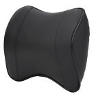 Car Neck Pillow PU And Memory Foam Black Ergonomic Car Headrest Cushion For