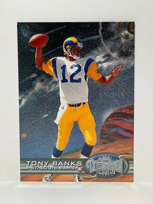 1997 Metal Universe #7 Tony Banks St. Louis Rams - Image 1 of 2