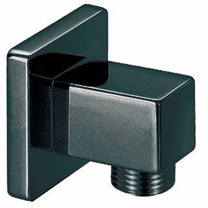 Scudo Squared Outlet Elbow in Black - Picture 1 of 2