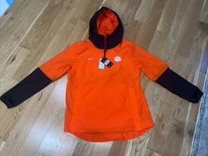 Nike NEU 1/4 Zip Clemson Tigers Herren L Pullover Kapuze Wind Regen Jacke CW3432 - Bild 1 von 6