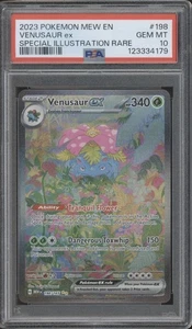 2023 Pokémon Special Illustration Rare #198 Venusaur EX Gem Mint PSA 10 - Bild 1 von 2