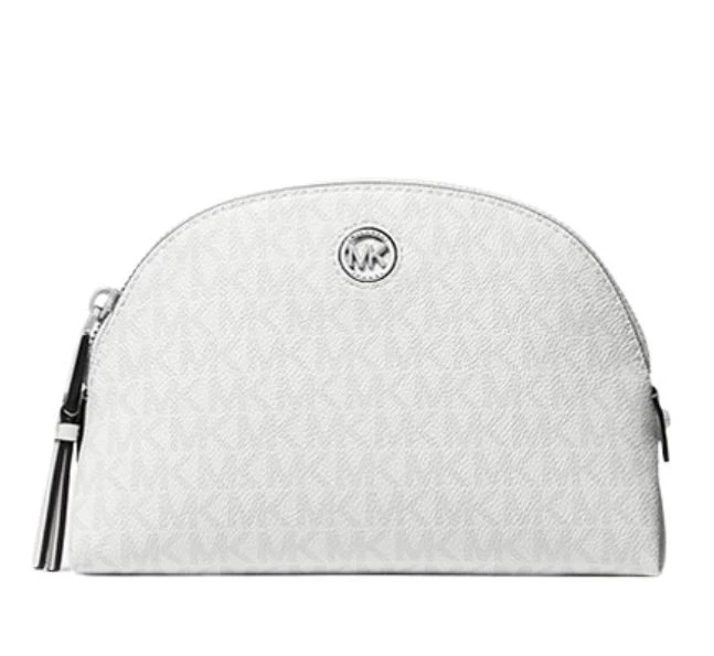 Bolso Michael Kors Heritage para mujer grande con logotipo de viaje de cuero con cremallera Foto 1 de 1