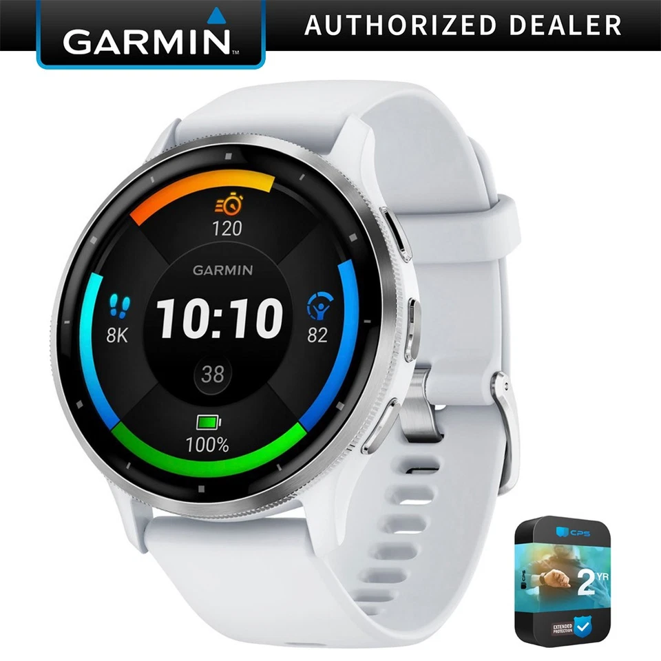 Garmin Venu 3 GPS Smartwatch (Silver / Whitestone) (45mm) (010-02784-00) ()
