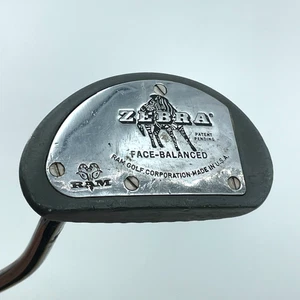 RAM Zebra Face Balanced Putter Steel Shaft 36" Vintage Golf Club Made in USA - Picture 1 of 6