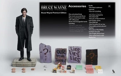 1/6 InArt The Batman Bruce Wayne Rooted Hair Action Figure Premium Ver - Image 1 of 4