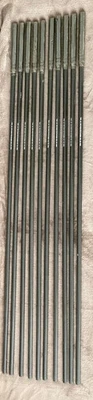 INTER-LOCKING METAL CAMOUFLAGE NETTING POLES X 10 ! GREEN BRITISH ARMY ISSUE - Image 1 of 4