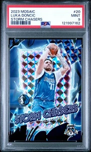 2023 PANINI MOSAIC STORM CHASERS SSP #20 LUKA DONCIC PSA 9 - Picture 1 of 2