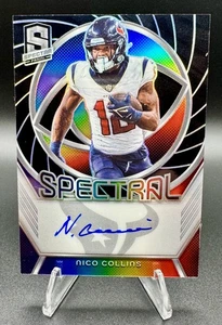 Nico Collins 2024 Panini Spectra Spectral Firme Auto /149 - Foto 1 di 2