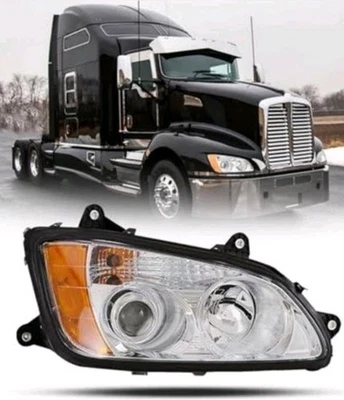 Right Passenger Side Headlight Assembly Halogen Kenworth T660 2008-2017 - Image 1 of 4