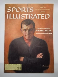 1959 Sports Illustrated June 22nd Issue with Label Big Fight Preview - Picture 1 of 2