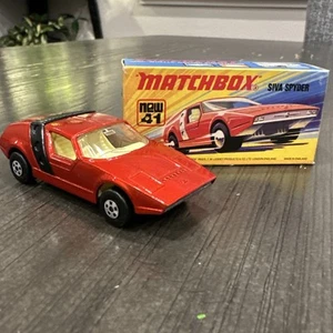 Matchbox Superfast New 41 Siva Spyder 1/64 1972 With box - Picture 1 of 10