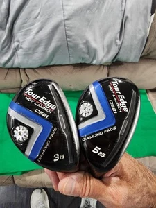 TOUR EDGE C521 MENS HYBRID SET 3 AND 5. Good Condition, Brand New Jumbomax Grips - Picture 1 of 9