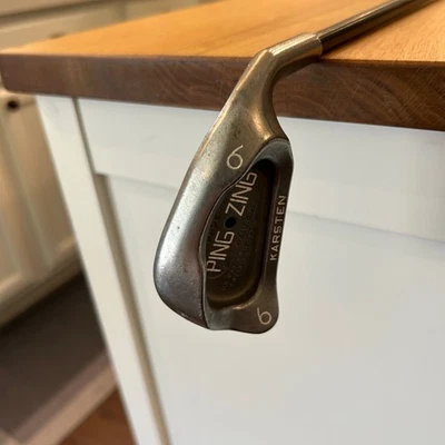 Karsten Ping Zing 6 Iron Golf Club Black Dot Right Handed Graphite Aldila 101 - Image 1 of 4