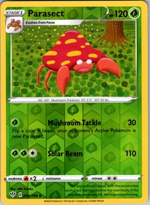 Parasect Reverse Holo 004/189 SWSH03: Darkness Ablaze Uncommon - NM - Picture 1 of 2