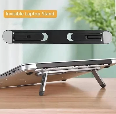 3Pcs Portable Laptop MacBook Stand Riser Adjustable Foldable Notebook Riser - Image 1 of 4