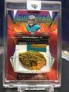 2024 Obsidian Brian Thomas Jr Rookie Eruption Golden Jaguars Logo** READ🔥🔥🐆 - Picture 1 of 8
