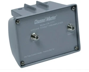 Channel Master Titan 2 Mast Mounted Preamplifier Set 7777 UHF/VHF/FM - Picture 1 of 6