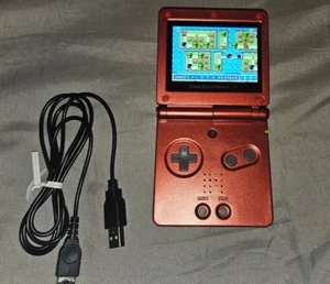 NEW BATTERY, SPEAKER, Red IPS V3 LCD Gameboy Advance SP GBA Game Boy - Zdjęcie 1 z 8