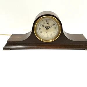 Warren Telechron Model M-1 Type B-2 Electric Kaminuhr Vintage - FUNKTIONIERT - Bild 1 von 14