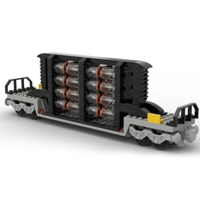 ZITIANYOUBUILD MOC-88805 Nulcear Waste Uranium Rods Train Car 206 Pieces - Image 1 of 3