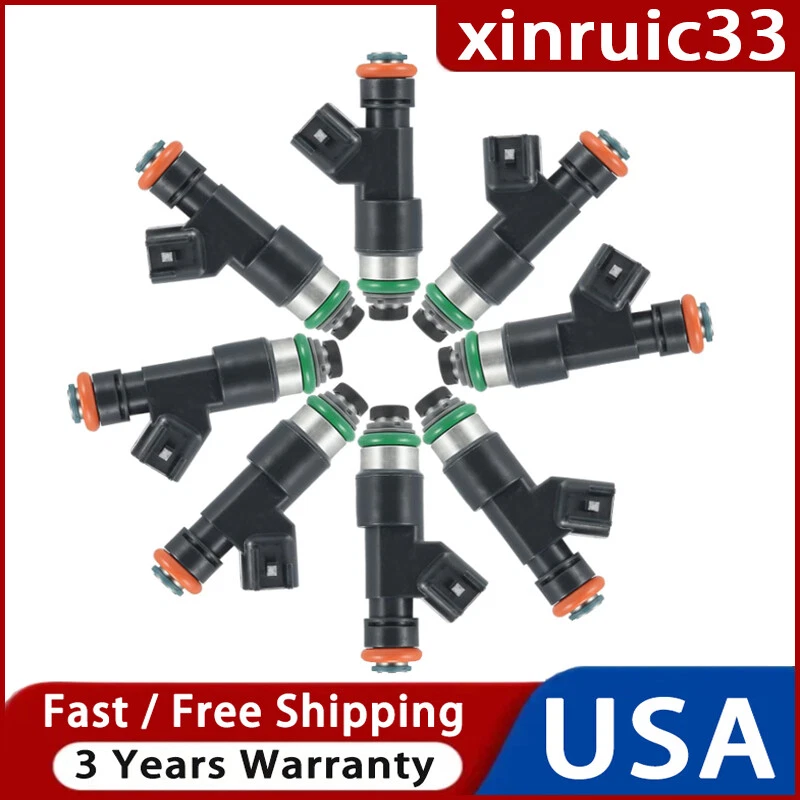Set of 8 12594512 Fuel injector for Chevrolet Suburban 1500 5.3L 2007 2008 2009 - Image 1 of 4