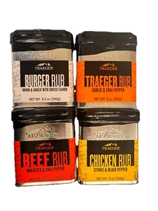 Traeger Rub 4er Pack: Beef Rub, Traeger Rub, Chicken Rub, Burger Rub - Bild 1 von 10