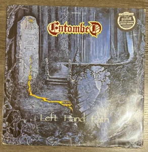 ENTOMBED Left Hand Path Vinyl LP Original 1990 Earache w/ OIS Hype Sticker - Picture 1 of 6