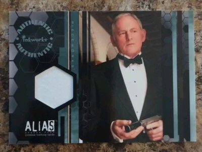 2006 Inkworks Alias Season 4 Pieceworks Victor Garber Jack Bristow as #PW10 NMMT - Image 1 of 2