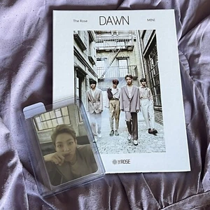 THE ROSE DAWN K-Pop Mini Album, Rare - OUT OF PRINT w/ Woosung Photocard - Picture 1 of 4