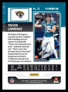 2023 Panini Contenders Optic #25 Trevor Lawrence SEASON TICKET base - Picture 1 of 2