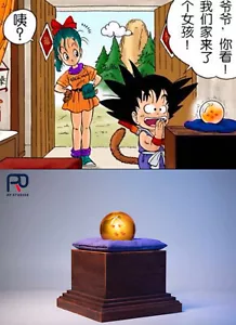 Neu Star Ball LED Resin GK bemalt Statue RP Studio Goku OHNE Figur - Bild 1 von 3