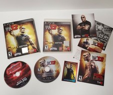 WWE '12 -- The People's Edition (Sony PlayStation 3, 2011) w/ Slipcover + cards