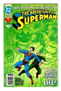 SUPERMAN 500 VF+ (8.5) NEWSTND, 1st STEEL, JOHN HENRY IRONS & SUPERBOY KON EL * - Picture 1 of 2