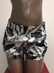 Badehose Für Damen SeaFolly 100% Polyester Farbe Schwarz Und Weiß Neu - Bild 1 von 9