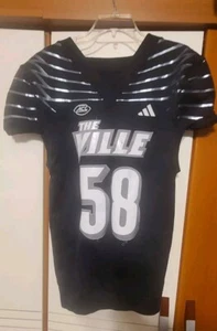 LOUISVILLE CARDINALS #58 ADIDAS 2023 GLOW GAME WORN USED AUTHENTIC JERSEY ! - Picture 1 of 13