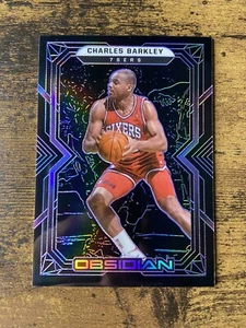 2021-22 Panini Obsidian elektrische Ätzung lila/99 Charles Barkley #136 76ers - Bild 1 von 2