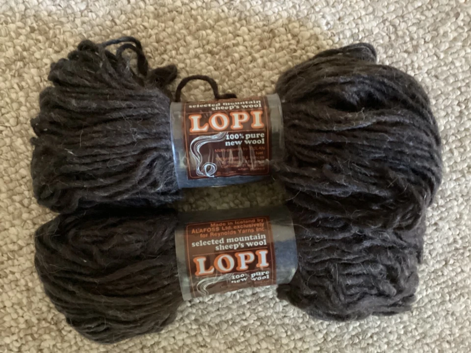 8 Reynolds Lopi, hechos en Islandia, 100% pura lana de oveja nueva-Dk. Marrón Foto 1 de 1