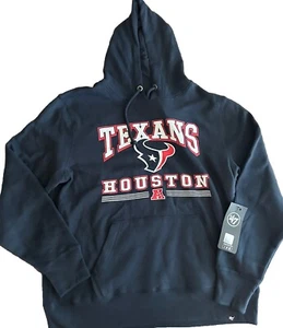 '47 Houston Texans Pullover Hoodie Herren Größe Large Herbst Navy Neu mit Etikett - Bild 1 von 8