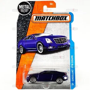 Matchbox Cadillac CTS 2016 cupé #19 azul - MBX Adventure City - 1:64 DJV64 - Imagen 1 de 2