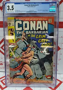 Conan the Barbarian #3 CGC 3.5 1971 Marvel Comics - Picture 1 of 3